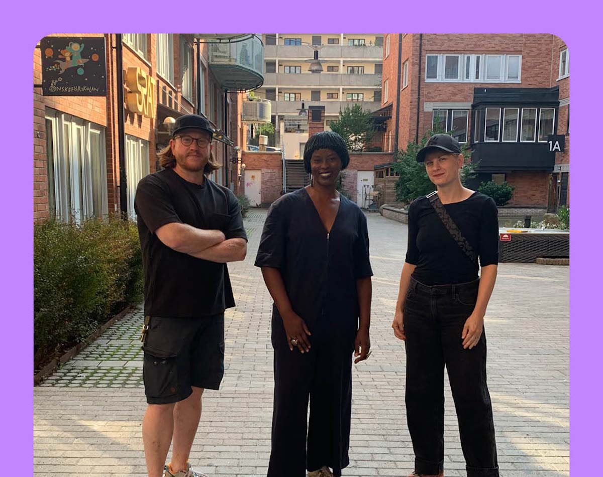 Petter Rhodiner, Marcia Harvey Isaksson, Evelina Dovsten