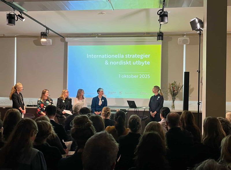 Konferens Statens Konstråd • Foto Konsthantverkscentrum